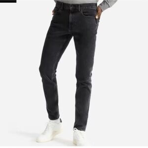 NWT Everlane Black The Skinny 4-Way‎ Stretch Organic cotton Jean  33 x 34 men’s